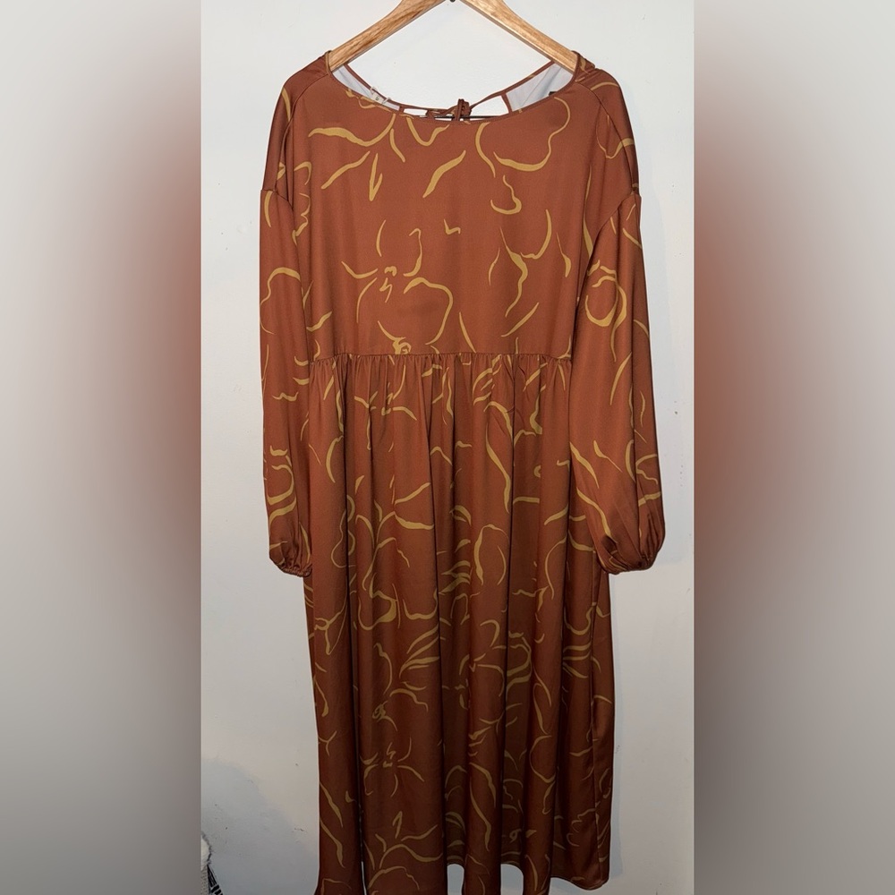 NAP Loungewear NWT Boho Maxi Print Dress Size S - Picture 6 of 13
